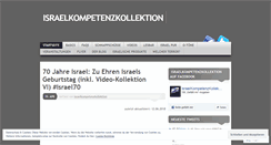 Desktop Screenshot of israelkompetenzkollektion.wordpress.com