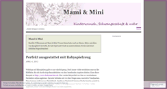 Desktop Screenshot of mamiundmini.wordpress.com