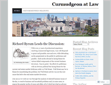 Tablet Screenshot of curmudgeonatlaw.wordpress.com