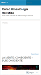 Mobile Screenshot of cursokinesiologia.wordpress.com