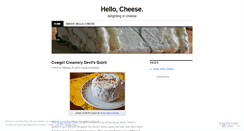 Desktop Screenshot of hellocheeseblog.wordpress.com