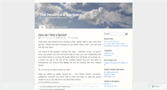 Desktop Screenshot of healthnavigator.wordpress.com