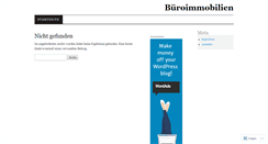 Desktop Screenshot of bueroimmobilien.wordpress.com