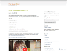 Tablet Screenshot of cheshirefox.wordpress.com