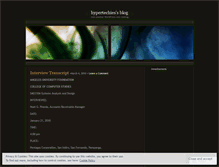 Tablet Screenshot of hypertechies.wordpress.com