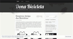Desktop Screenshot of donabicicleta.wordpress.com
