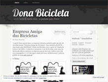Tablet Screenshot of donabicicleta.wordpress.com