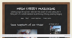 Desktop Screenshot of mainstmusicking.wordpress.com