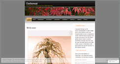 Desktop Screenshot of ourbonsai.wordpress.com