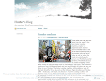 Tablet Screenshot of hunter4cool.wordpress.com