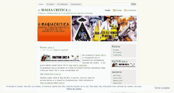 Desktop Screenshot of magiacritica.wordpress.com