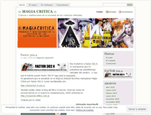 Tablet Screenshot of magiacritica.wordpress.com