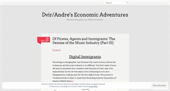Desktop Screenshot of economicadventures.wordpress.com
