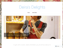 Tablet Screenshot of deirasdelights.wordpress.com