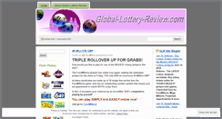 Desktop Screenshot of globallotteryreview.wordpress.com