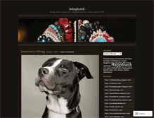Tablet Screenshot of beinghutch.wordpress.com