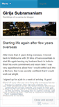 Mobile Screenshot of girijasubramaniam.wordpress.com