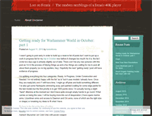 Tablet Screenshot of lostonfenris.wordpress.com