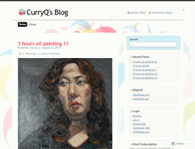 Tablet Screenshot of curryq.wordpress.com