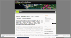 Desktop Screenshot of freddpac.wordpress.com