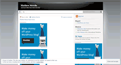 Desktop Screenshot of matthewmelville.wordpress.com