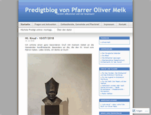 Tablet Screenshot of meikpredigten.wordpress.com