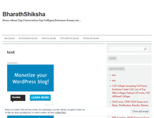 Tablet Screenshot of bharathshiksha.wordpress.com