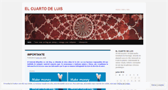 Desktop Screenshot of elcuartodeluis.wordpress.com
