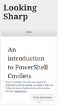 Mobile Screenshot of lookingsharp.wordpress.com