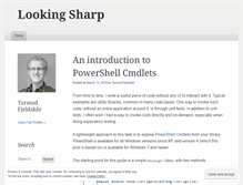 Tablet Screenshot of lookingsharp.wordpress.com