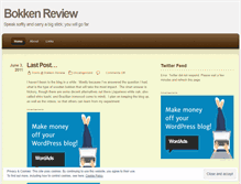 Tablet Screenshot of bokkenreview.wordpress.com