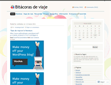 Tablet Screenshot of bitacorasdeviaje.wordpress.com