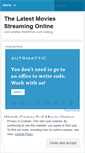 Mobile Screenshot of lateststreamsonline.wordpress.com