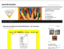 Tablet Screenshot of amicidivoloalto.wordpress.com