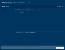 Tablet Screenshot of nutcrackercafestarbuckmn.wordpress.com