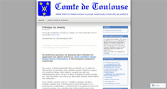 Desktop Screenshot of comtedetoulouse.wordpress.com