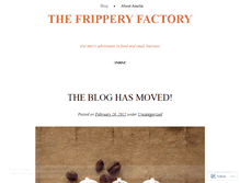 Tablet Screenshot of fripperyfactory.wordpress.com