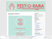 Tablet Screenshot of festorama.wordpress.com