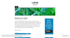 Desktop Screenshot of lubtub.wordpress.com