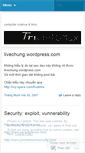 Mobile Screenshot of livechung.wordpress.com