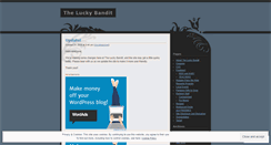 Desktop Screenshot of luckybandit.wordpress.com