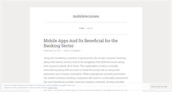 Desktop Screenshot of mobileteczones.wordpress.com