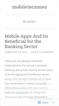 Mobile Screenshot of mobileteczones.wordpress.com