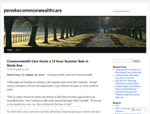 Tablet Screenshot of penskecommonwealthcars.wordpress.com