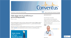 Desktop Screenshot of conventusnj.wordpress.com