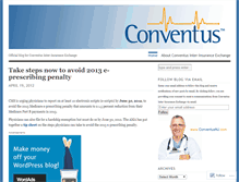 Tablet Screenshot of conventusnj.wordpress.com