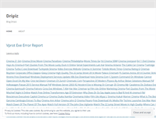 Tablet Screenshot of dripiz.wordpress.com