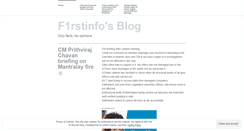 Desktop Screenshot of f1rstinfo.wordpress.com