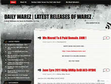Tablet Screenshot of dailywarez.wordpress.com