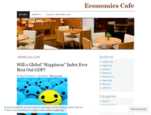 Tablet Screenshot of economicscafe.wordpress.com